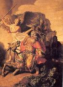 REMBRANDT Harmenszoon van Rijn Balaam and his Ass France oil painting artist